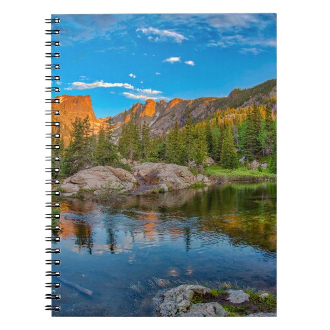 Caderno Espiral Paisagem do Lago Dream (Frente)