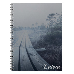 Caderno Espiral Paisagem dos pântanos