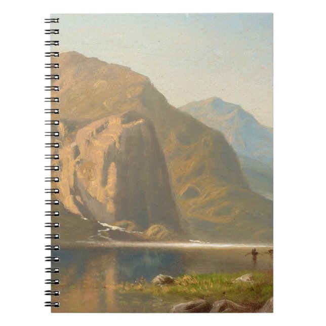 Caderno Espiral Paisagem majestosa de Yosemite por Albert Bierstad (Frente)