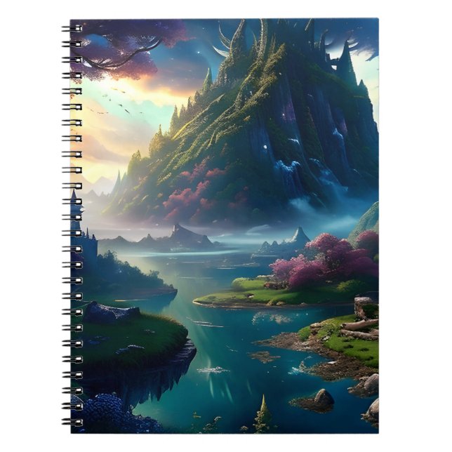 Caderno Espiral Paisagem Picturesca Quatro (Frente)
