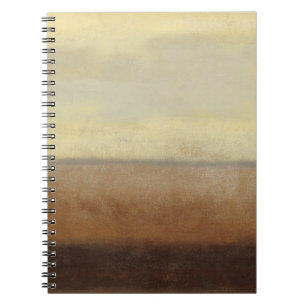 Caderno Espiral Paisagem Solitária do Deserto por Norman Wyatt
