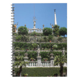 Caderno Espiral Palácio Borromeo em Stresa, Itália