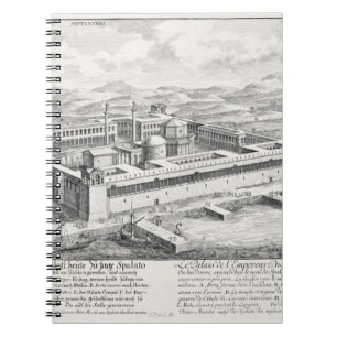 Caderno Espiral Palácio de Diocletian (245-313), separação,