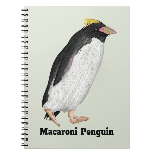 Caderno Espiral Palaeeudyptes Extinct Penguin (Frente)