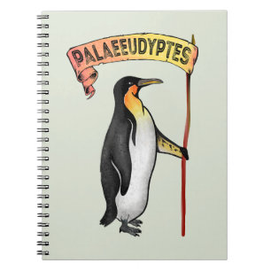 Caderno Espiral Palaeeudyptes Extinct Penguin