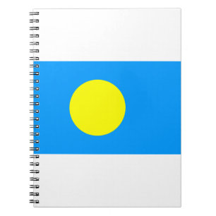 Caderno Espiral Palau Flag