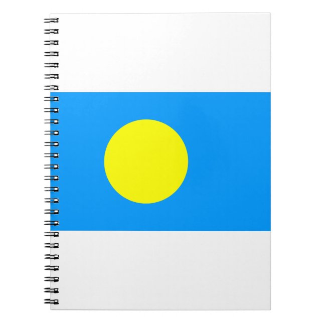 Caderno Espiral Palau Flag (Frente)