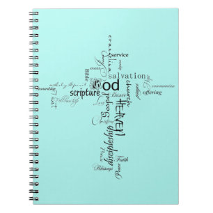 Caderno Espiral palavras cristãs