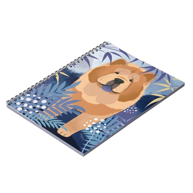 Caderno Espiral PALAVRAS DE Vaca lisas INDIGO (Left Side)