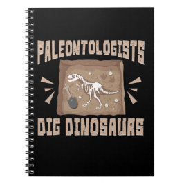 Caderno Espiral Paleontólogos Dig Dinossauros
