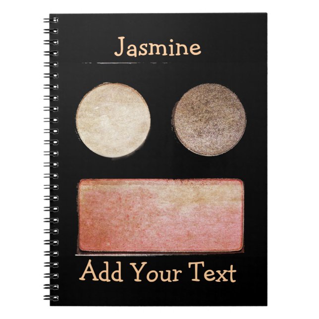 Caderno Espiral Paleta Artista Makeup- Face (Frente)