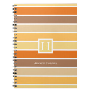 Caderno Espiral Paleta de cores de outono de Pastel quente Person