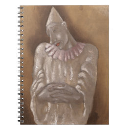 Caderno Espiral Palhaço (1934) pintura a óleo por Mikulas Galanda.