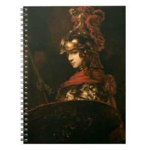 Caderno Espiral Pallas Athena ou, figura blindada, 1664-65