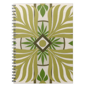 Caderno Espiral Palm Motif II não embelezado