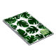 Caderno Espiral Palma Tropical Verde Escura Deixa Botânica de Verã (Lado Direito)