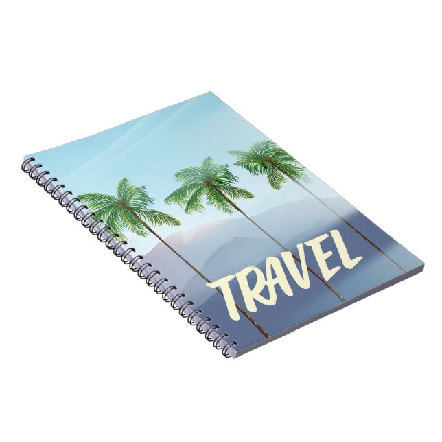 Caderno Espiral Palmeiras de Viagem (Lado Direito)