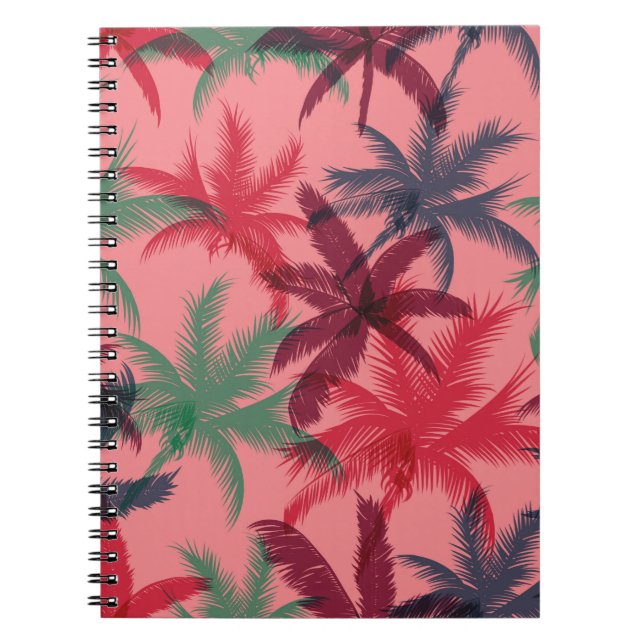 Caderno Espiral Palmeiras - padrão sem descontinuidades (Frente)
