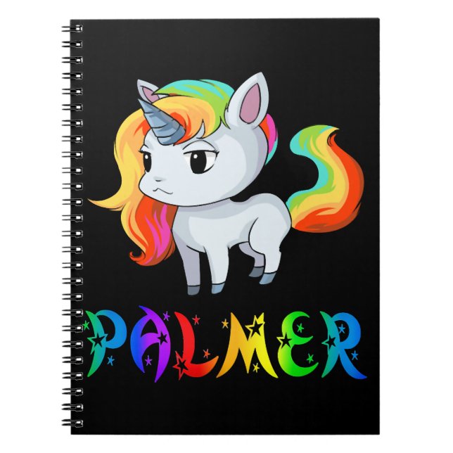 Caderno Espiral Palmer Unicorn (Frente)