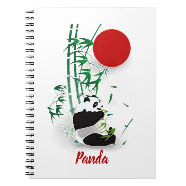 Caderno Espiral Panda   (Frente)
