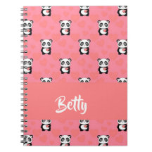 Panda ama um padrão rosa