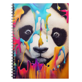 Caderno Espiral Panda Bear Animal Discovery Nature