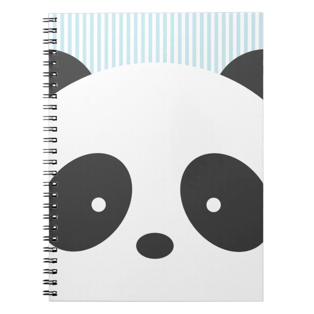 Caderno Espiral Panda bonito (Frente)