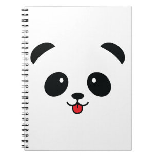 Caderno Espiral Panda bonito Blep Mlem Blop