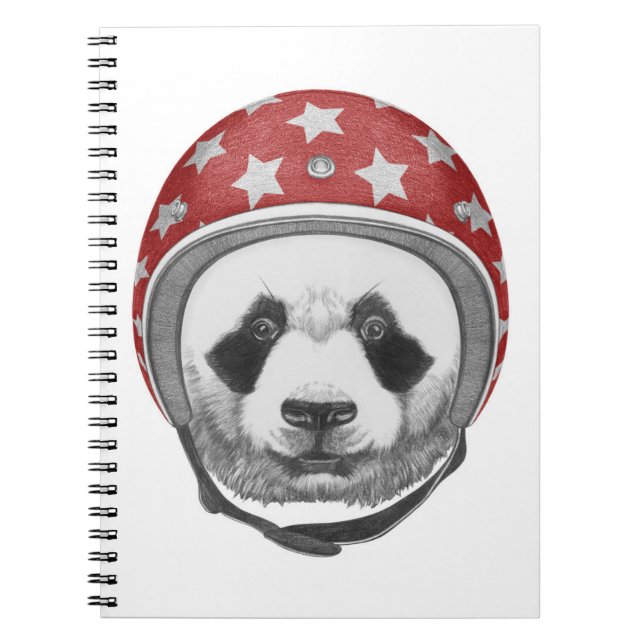 Caderno Espiral Panda do temerário (Frente)