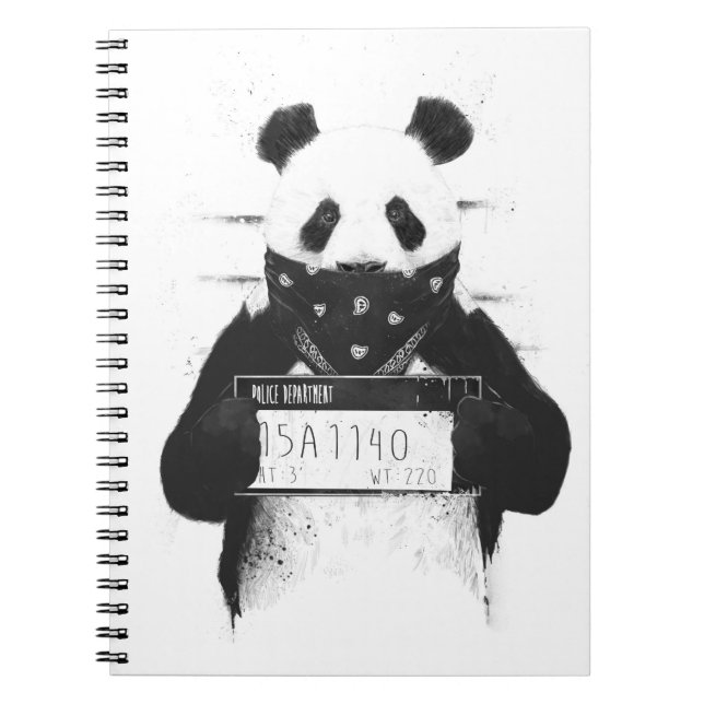Caderno Espiral Panda má (Frente)