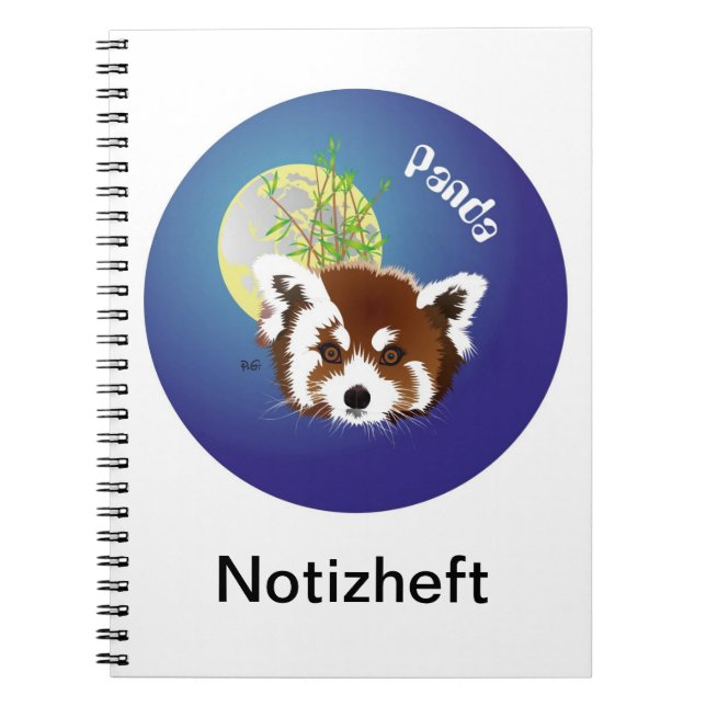 Caderno Espiral Panda Treffen Notizheft (Frente)