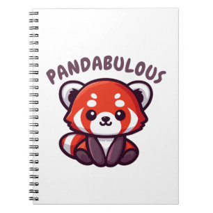 Caderno Espiral Panda Vermelha Custa