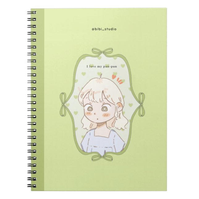 Caderno Espiral Panela Verde Pan (Frente)