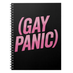 Caderno Espiral Pânico Gay Protesto Orgulho LGBTQ