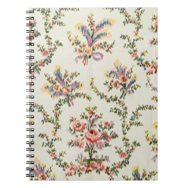 Caderno Espiral Pano tecido para a rainha Marie Antoinette no Pala (Frente)