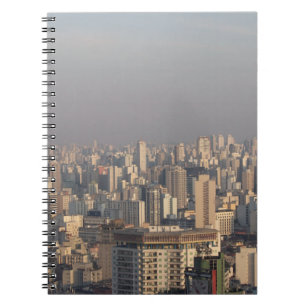 Caderno Espiral Panorâmico aéreo - Sao Paulo