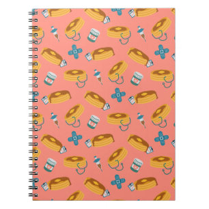 Caderno Espiral Panquecas Cor-de-Rosa de Doutor