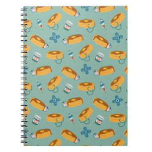 Caderno Espiral Panquecas de Médico Verde Claro