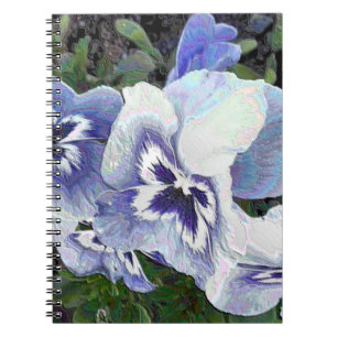 CADERNO ESPIRAL PANSIES