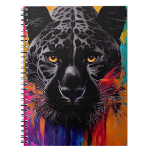 Caderno Espiral Panther Animal Discovery Adventure Nature Planet E