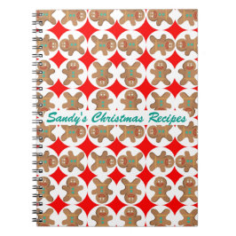 Caderno Espiral Pão-de-espécie feliz livro de receitas