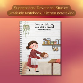 Caderno Espiral Pão Diário – Fé & Gratidão