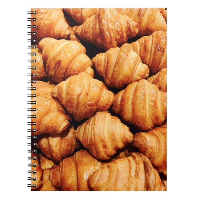 Caderno Espiral Pão/Pão é uma comida básica preparada (Frente)