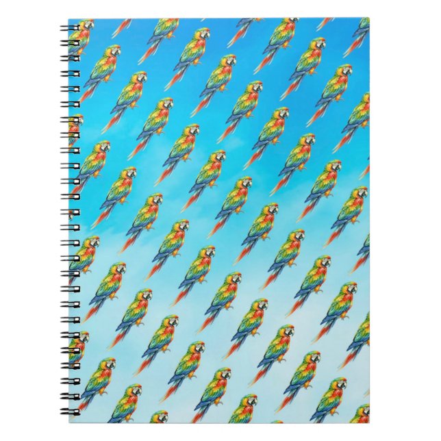 Caderno Espiral Papagaio (Frente)
