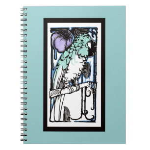 Caderno Espiral Papagaio dos anos 20