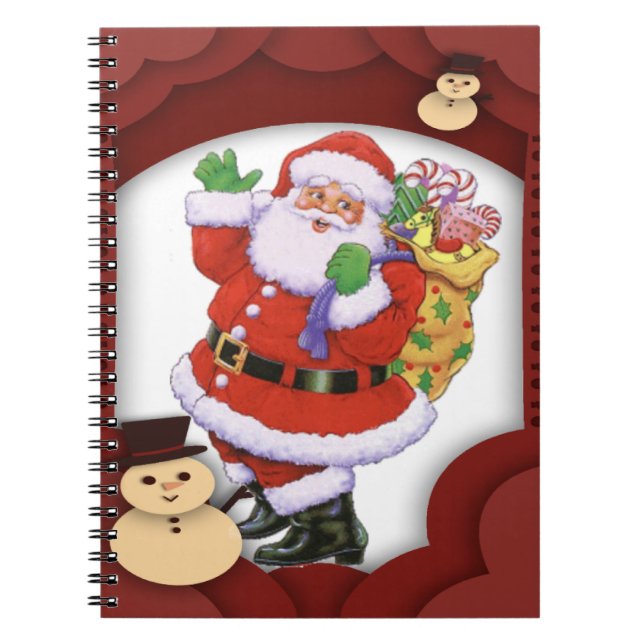 Caderno Espiral Papai Noel (Frente)