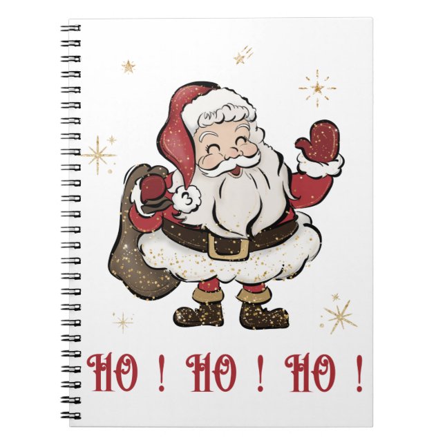 Caderno Espiral Papai Noel (Frente)