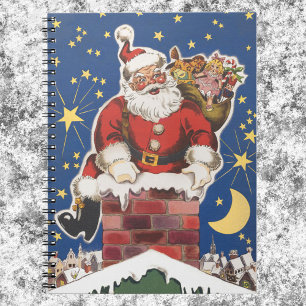 Caderno Espiral Papai Noel Antigo, Era a Noite Antes do Natal