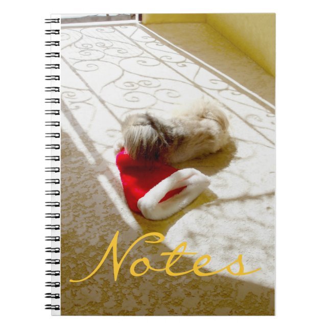 Caderno Espiral Papai Noel Capturado (Frente)