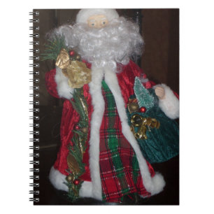 Caderno Espiral Papai Noel Clássico: Um Ícone de Feriado de Eterno